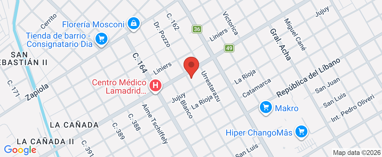 Mapa de la ubicación