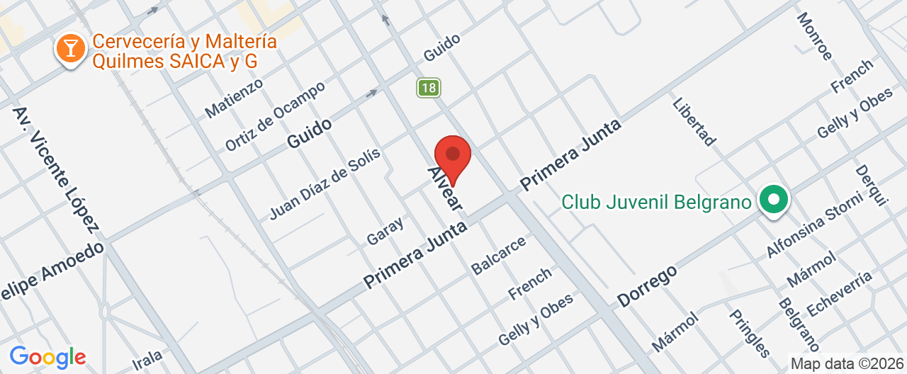 Mapa de la ubicación