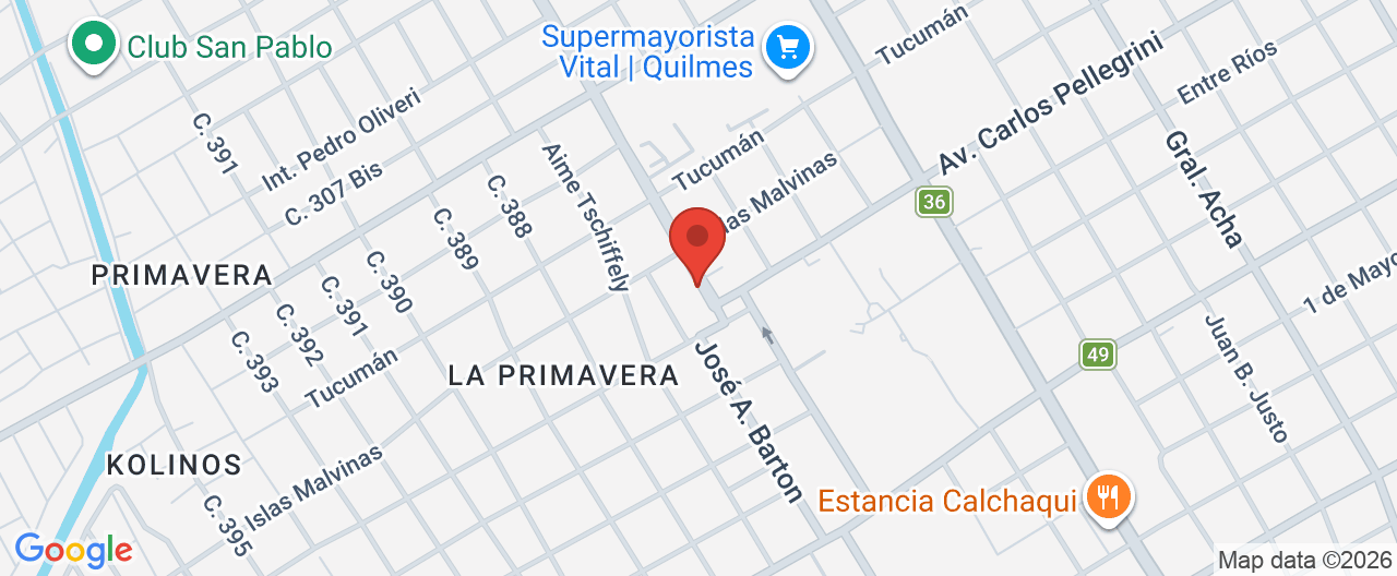 Mapa de la ubicación