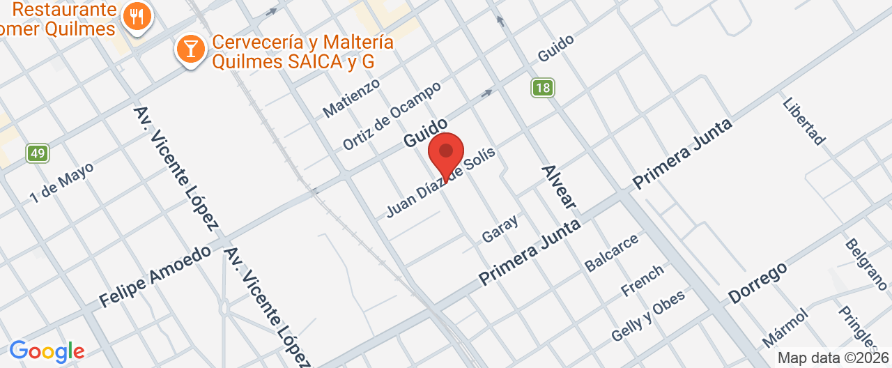 Mapa de la ubicación