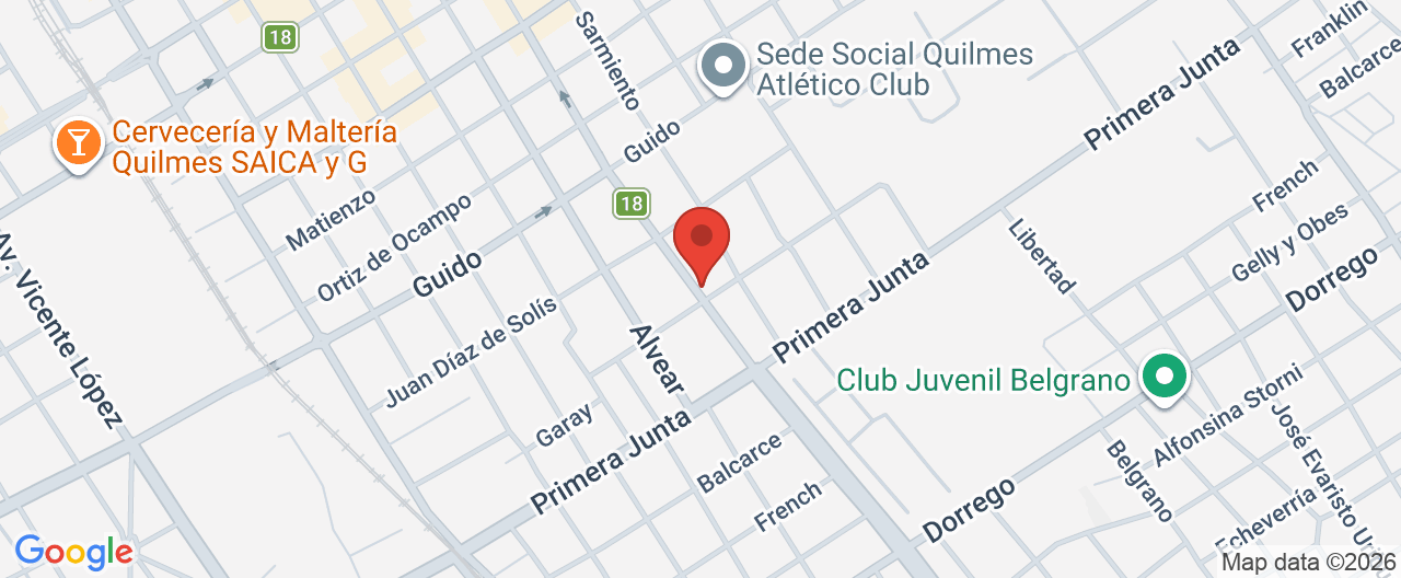 Mapa de la ubicación