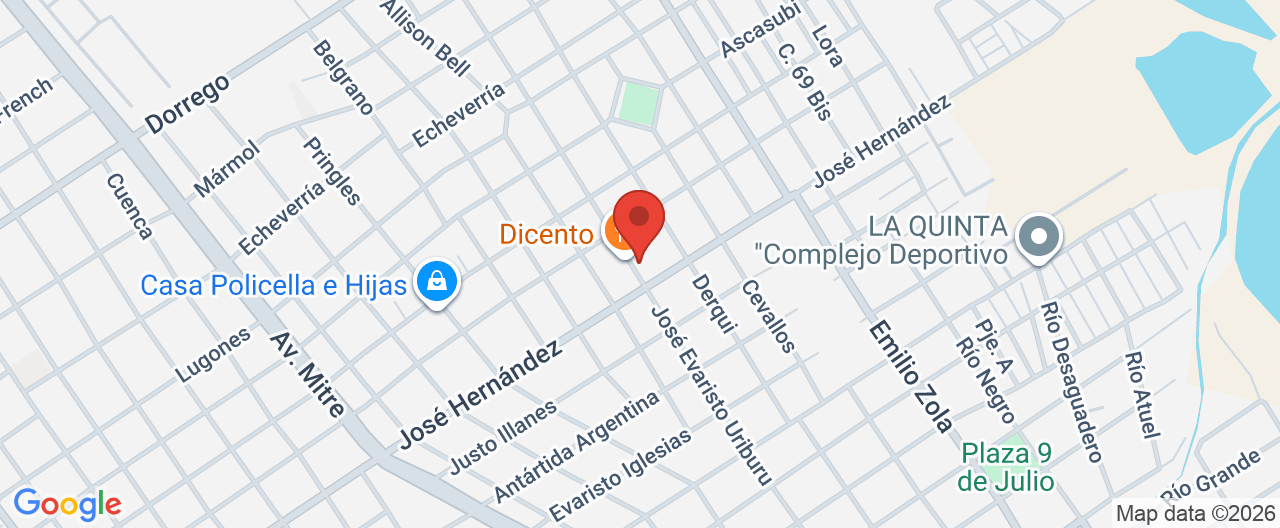 Mapa de la ubicación