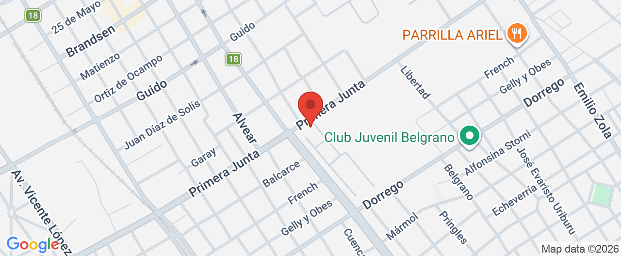 Mapa de la ubicación