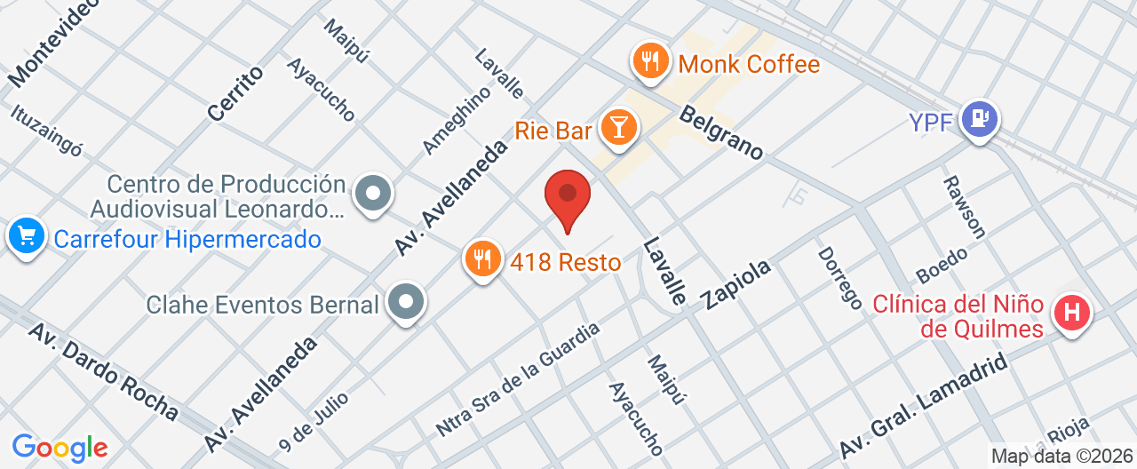 Mapa de la ubicación