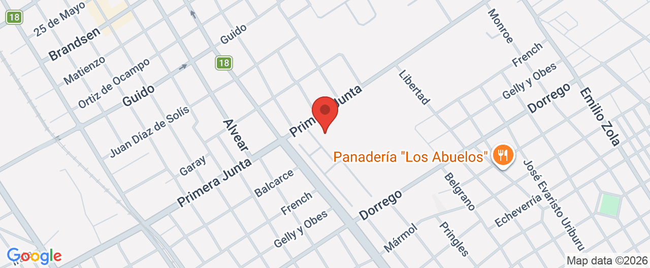 Mapa de la ubicación