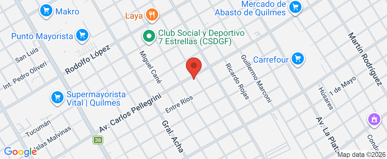 Mapa de la ubicación