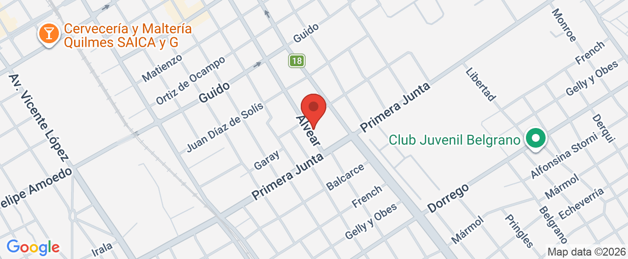 Mapa de la ubicación