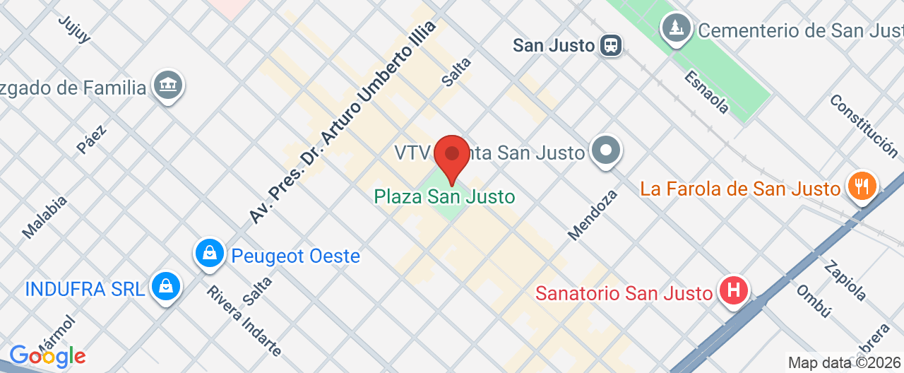 Mapa de la ubicación