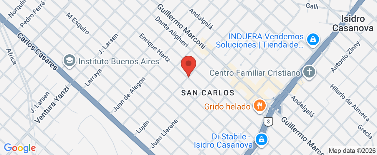 Mapa de la ubicación