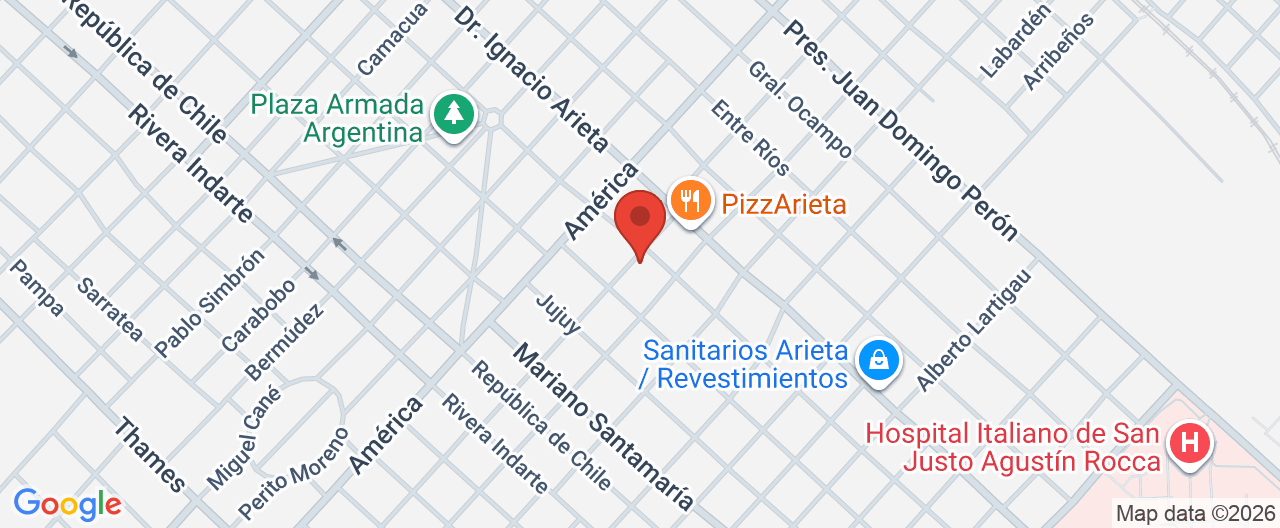 Mapa de la ubicación