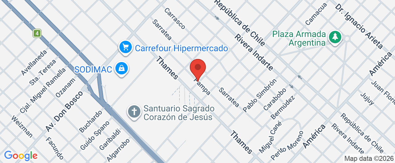 Mapa de la ubicación