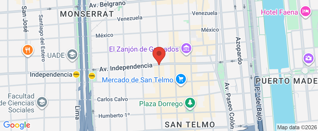 Mapa de la ubicación