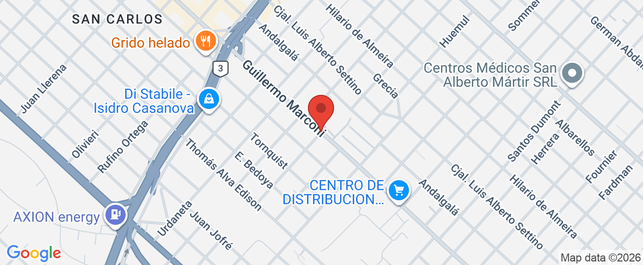 Mapa de la ubicación