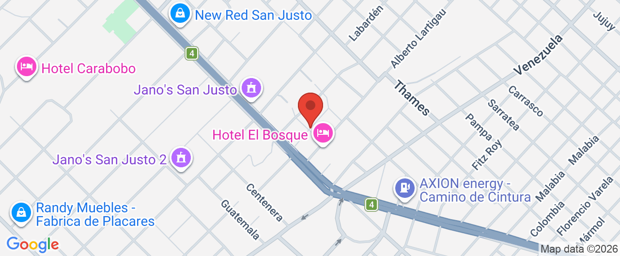 Mapa de la ubicación