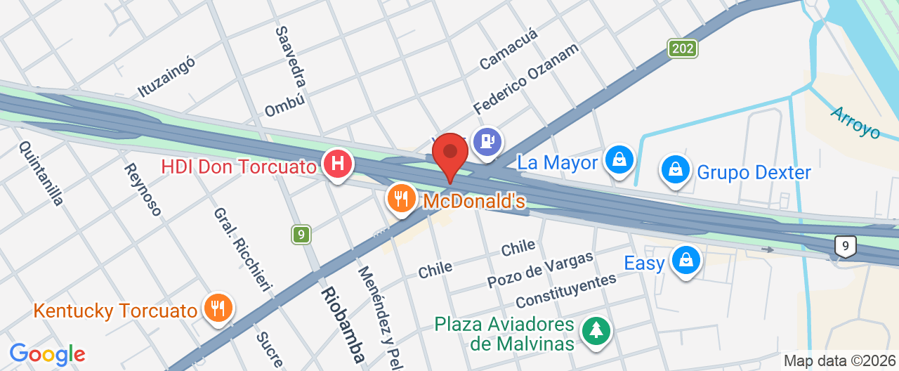 Mapa de la ubicación