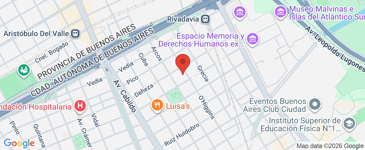 Mapa de la ubicación