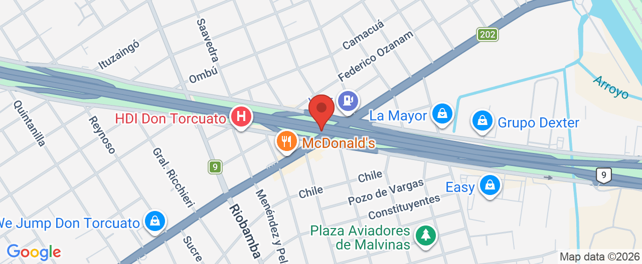Mapa de la ubicación