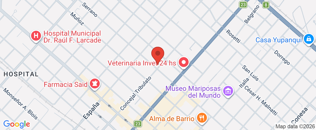 Mapa de la ubicación