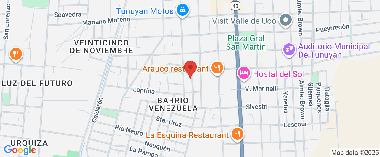 Mapa de la ubicación
