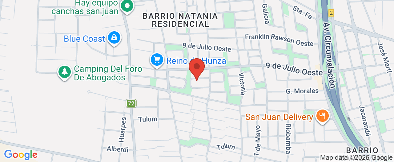 Mapa de la ubicación
