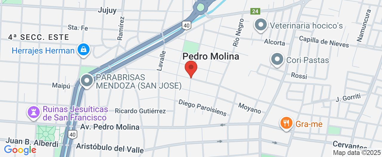 Mapa de la ubicación