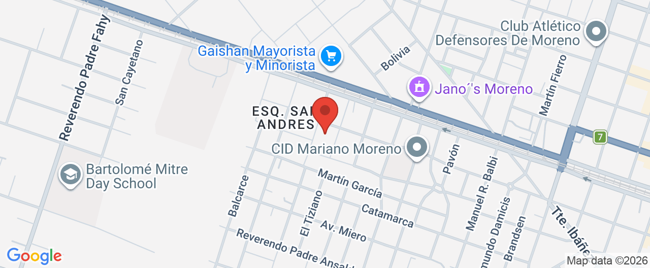 Mapa de la ubicación