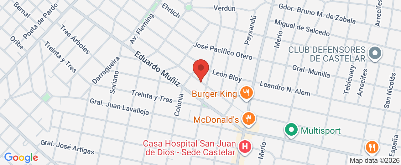 Mapa de la ubicación