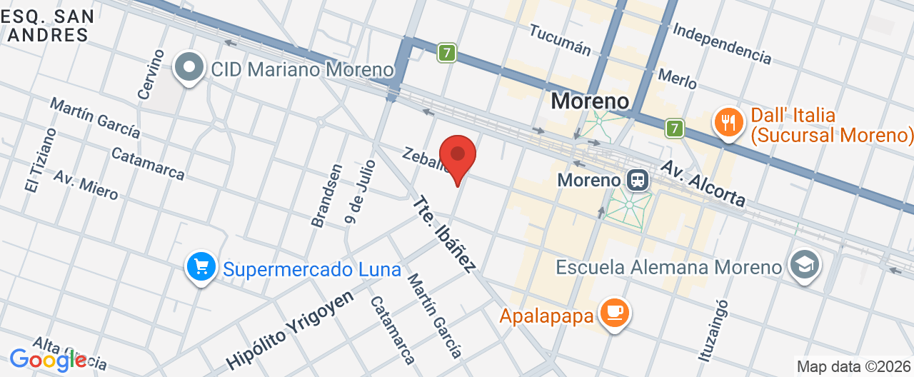 Mapa de la ubicación
