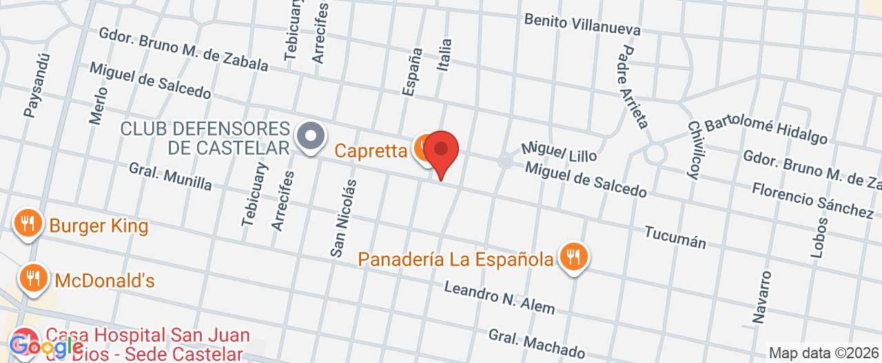 Mapa de la ubicación