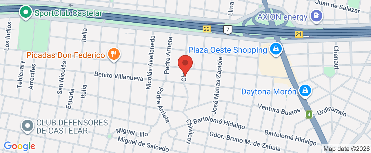Mapa de la ubicación