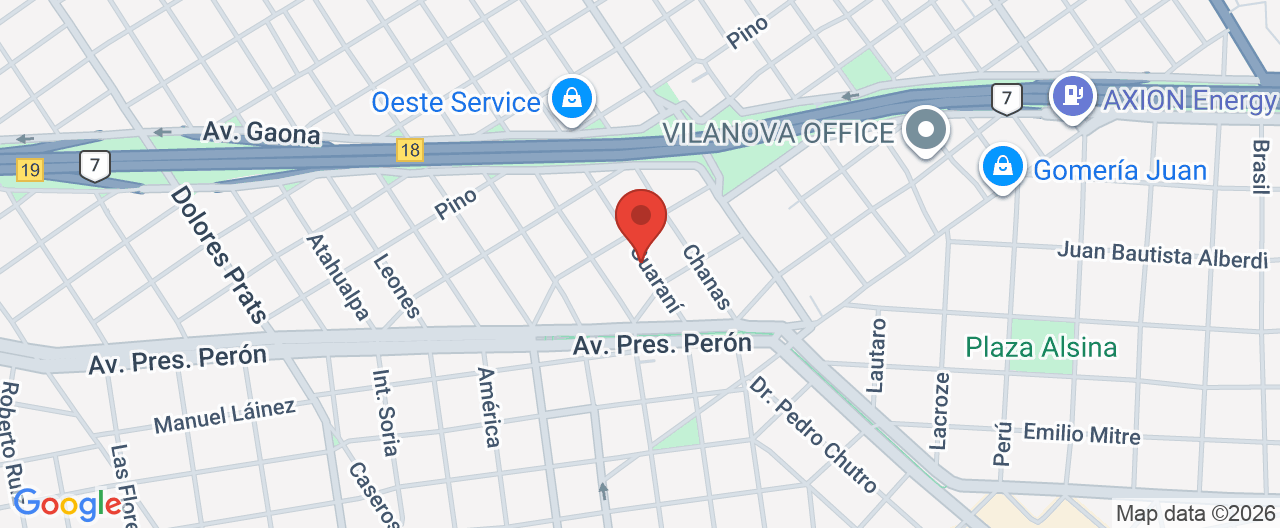Mapa de la ubicación
