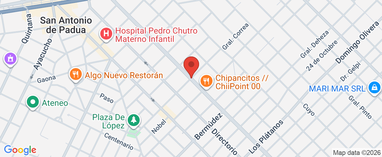 Mapa de la ubicación