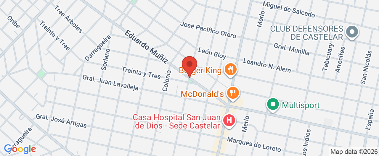 Mapa de la ubicación