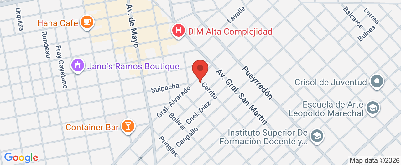 Mapa de la ubicación