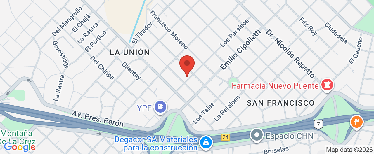 Mapa de la ubicación