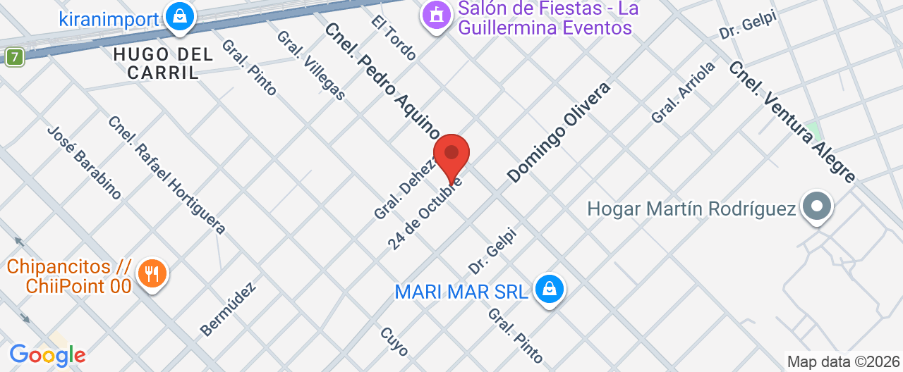 Mapa de la ubicación