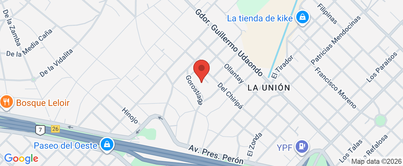 Mapa de la ubicación