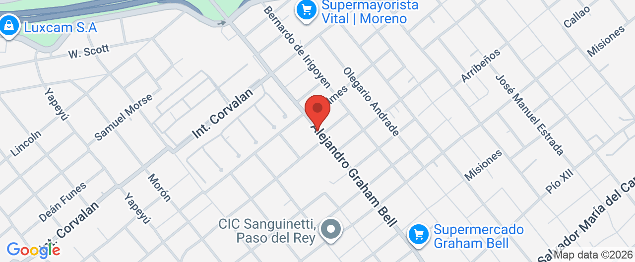 Mapa de la ubicación