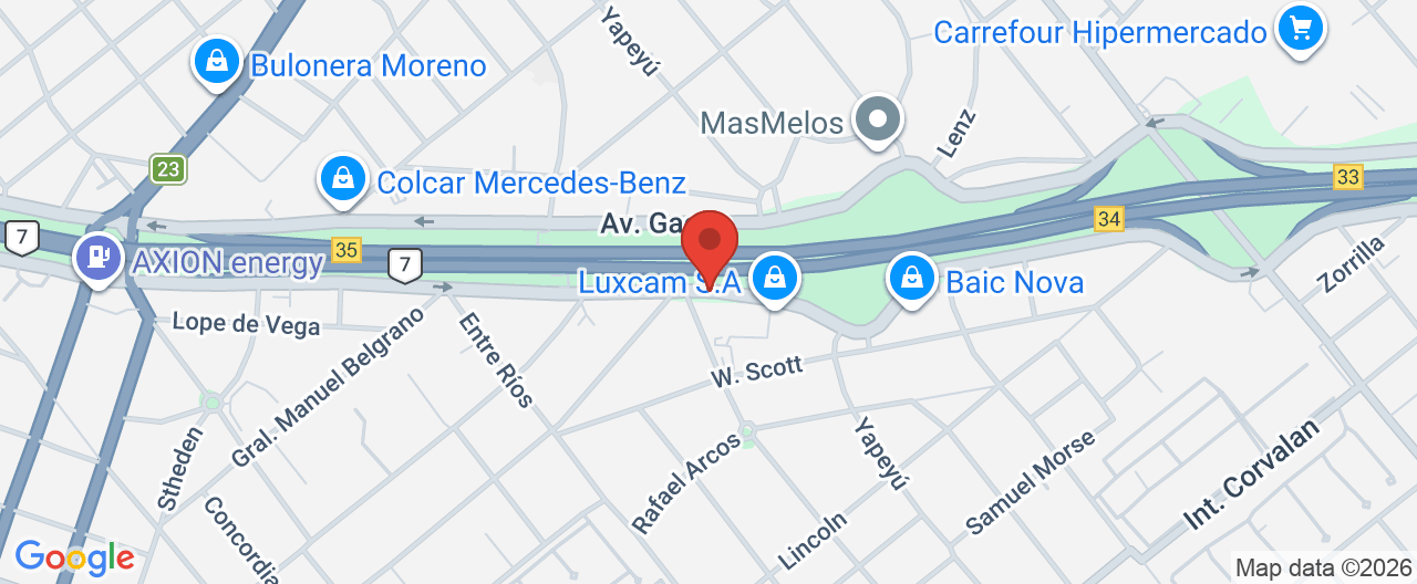 Mapa de la ubicación