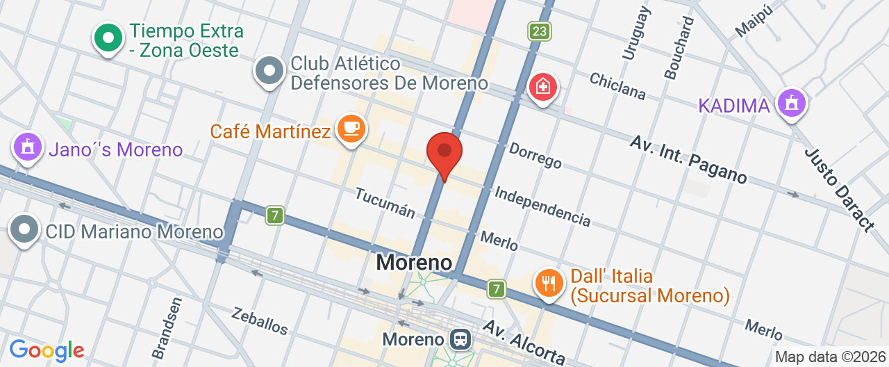 Mapa de la ubicación
