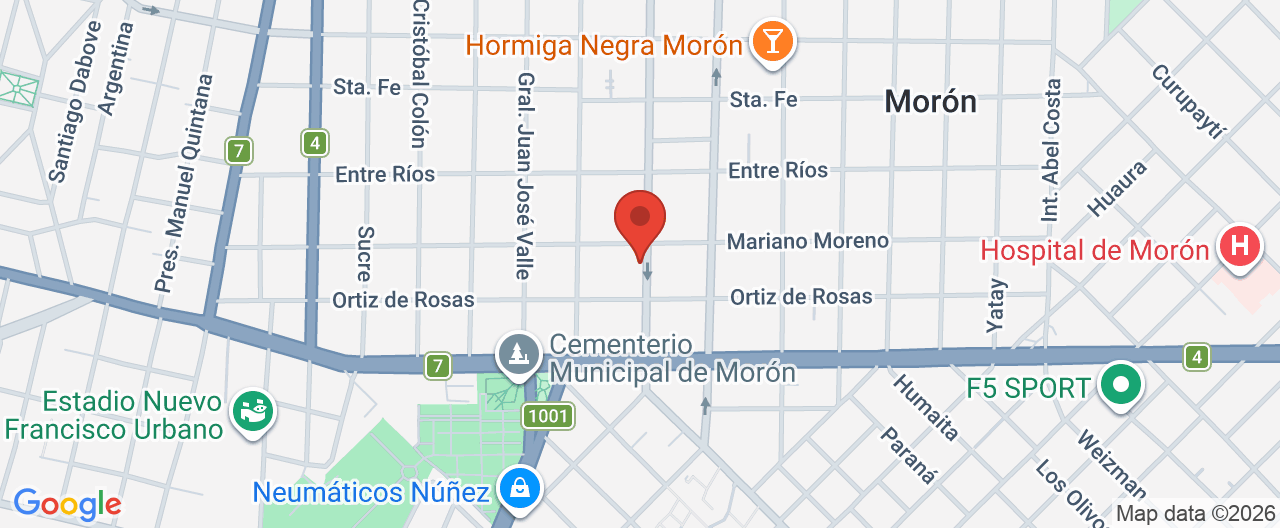 Mapa de la ubicación