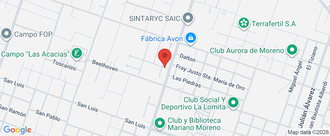 Mapa de la ubicación
