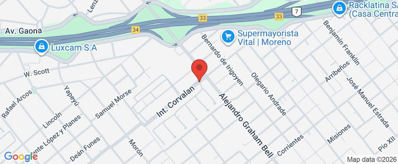 Mapa de la ubicación