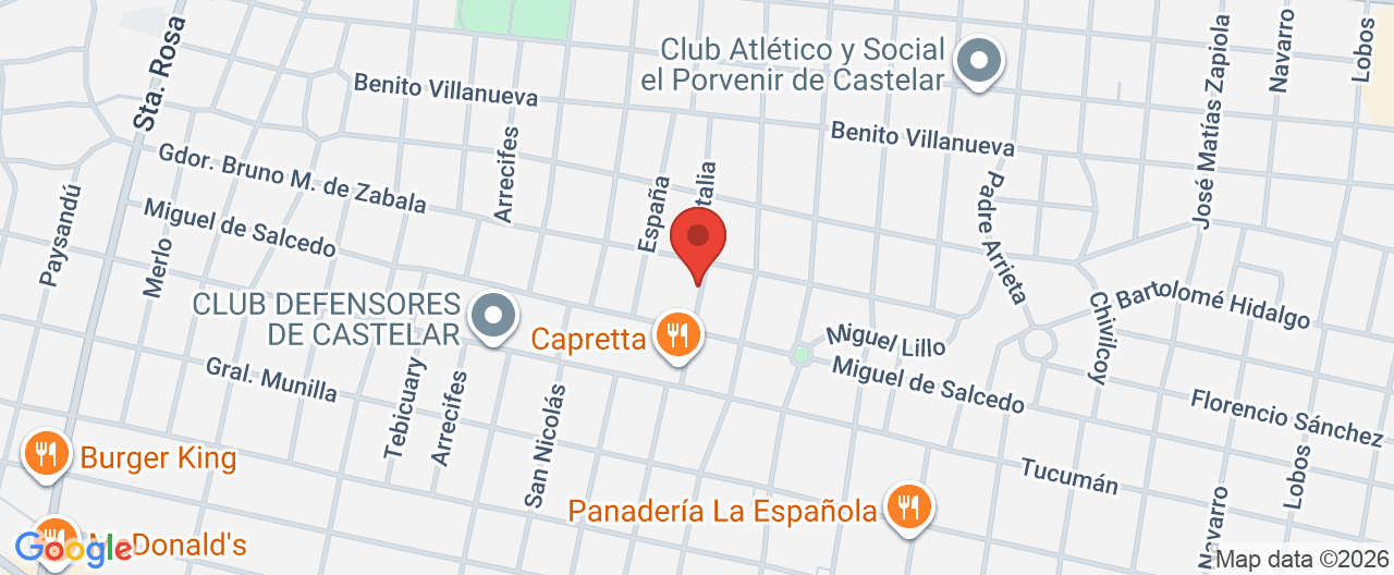 Mapa de la ubicación