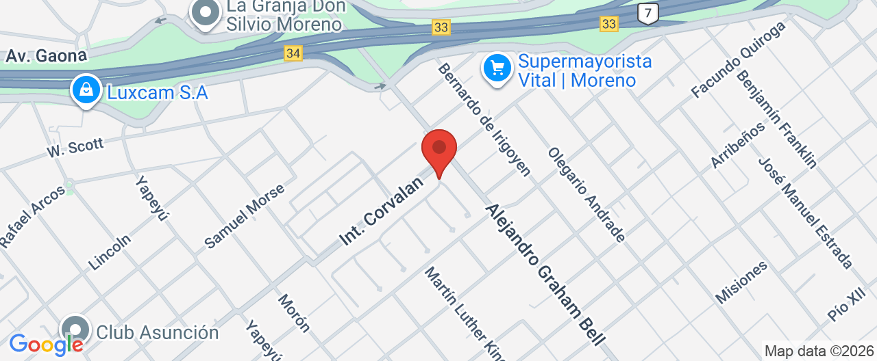Mapa de la ubicación