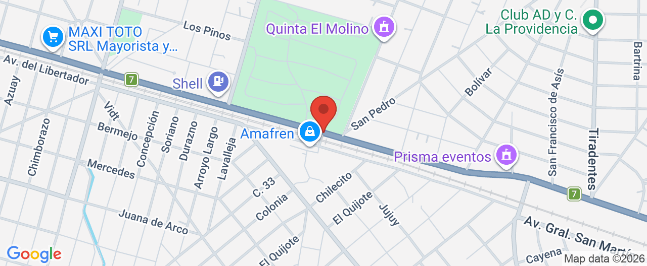 Mapa de la ubicación