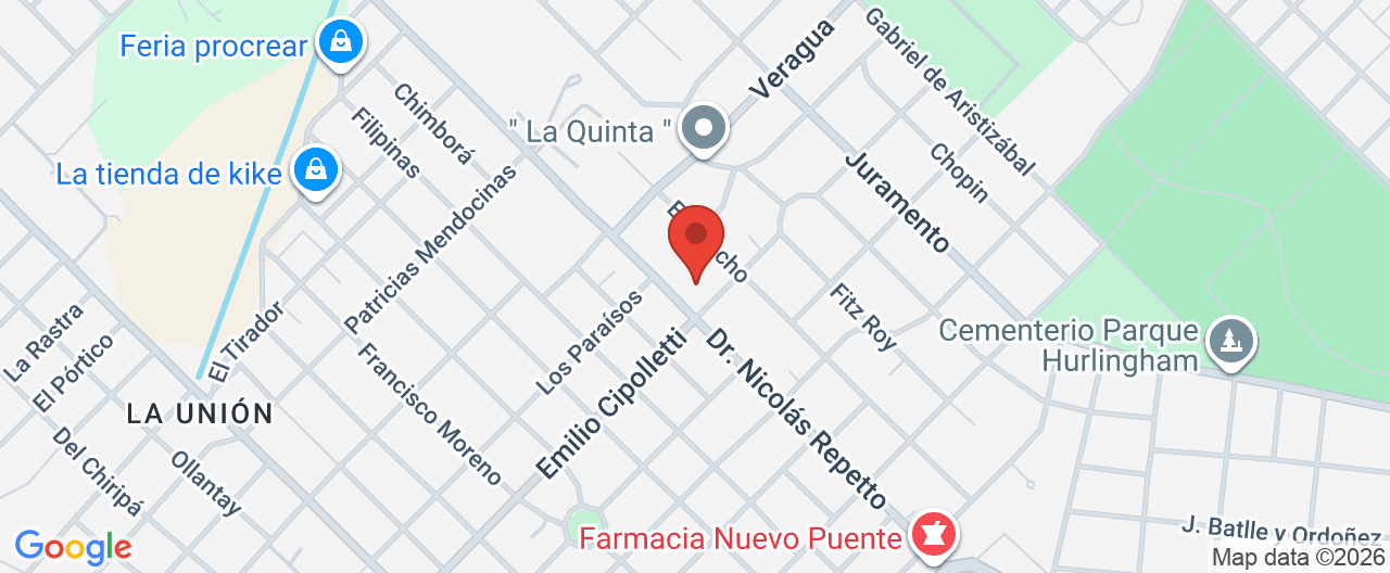 Mapa de la ubicación