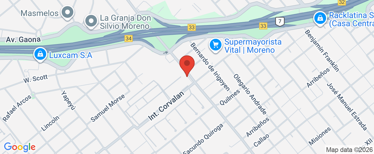 Mapa de la ubicación