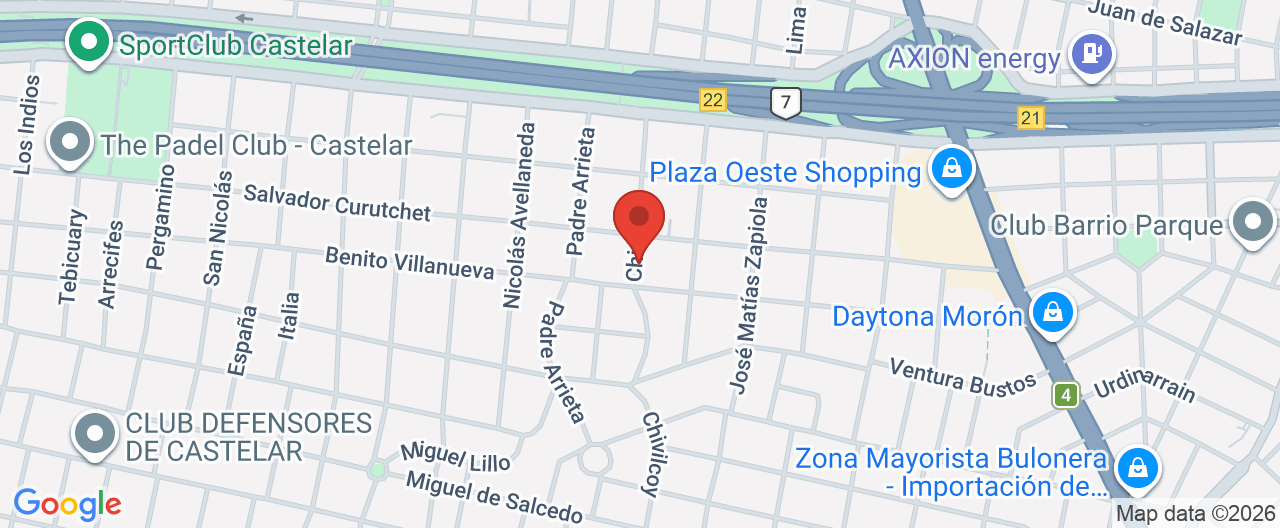 Mapa de la ubicación