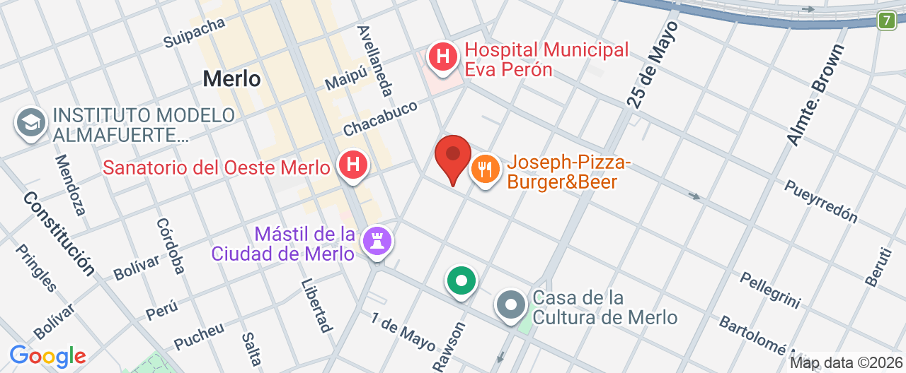 Mapa de la ubicación
